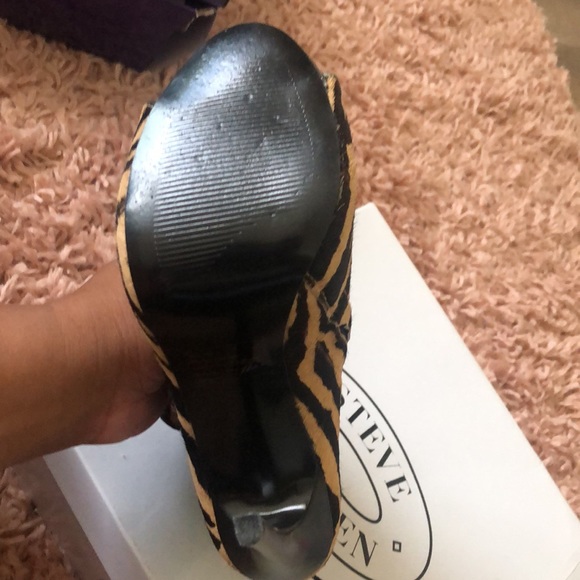 Steve Madden Tiger print Korsett Bootie - Picture 5 of 7